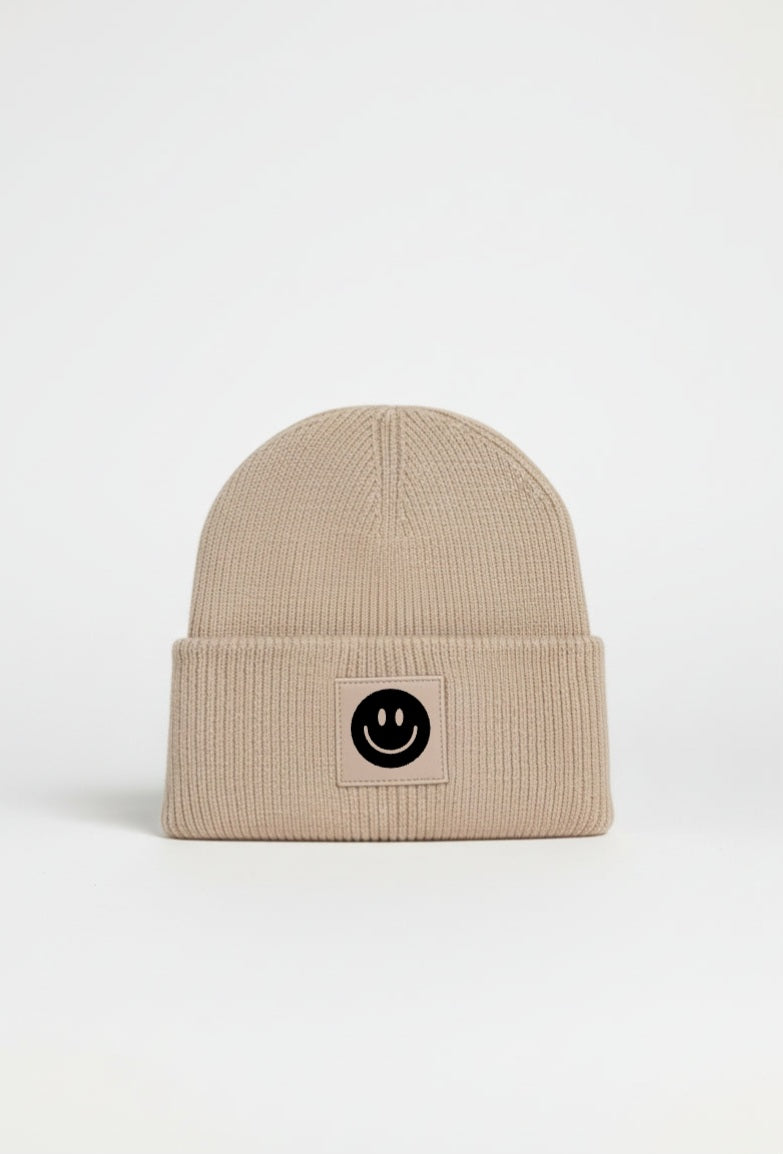 Strickmütze Smiley Mini Me für Erwachsene & Kinder