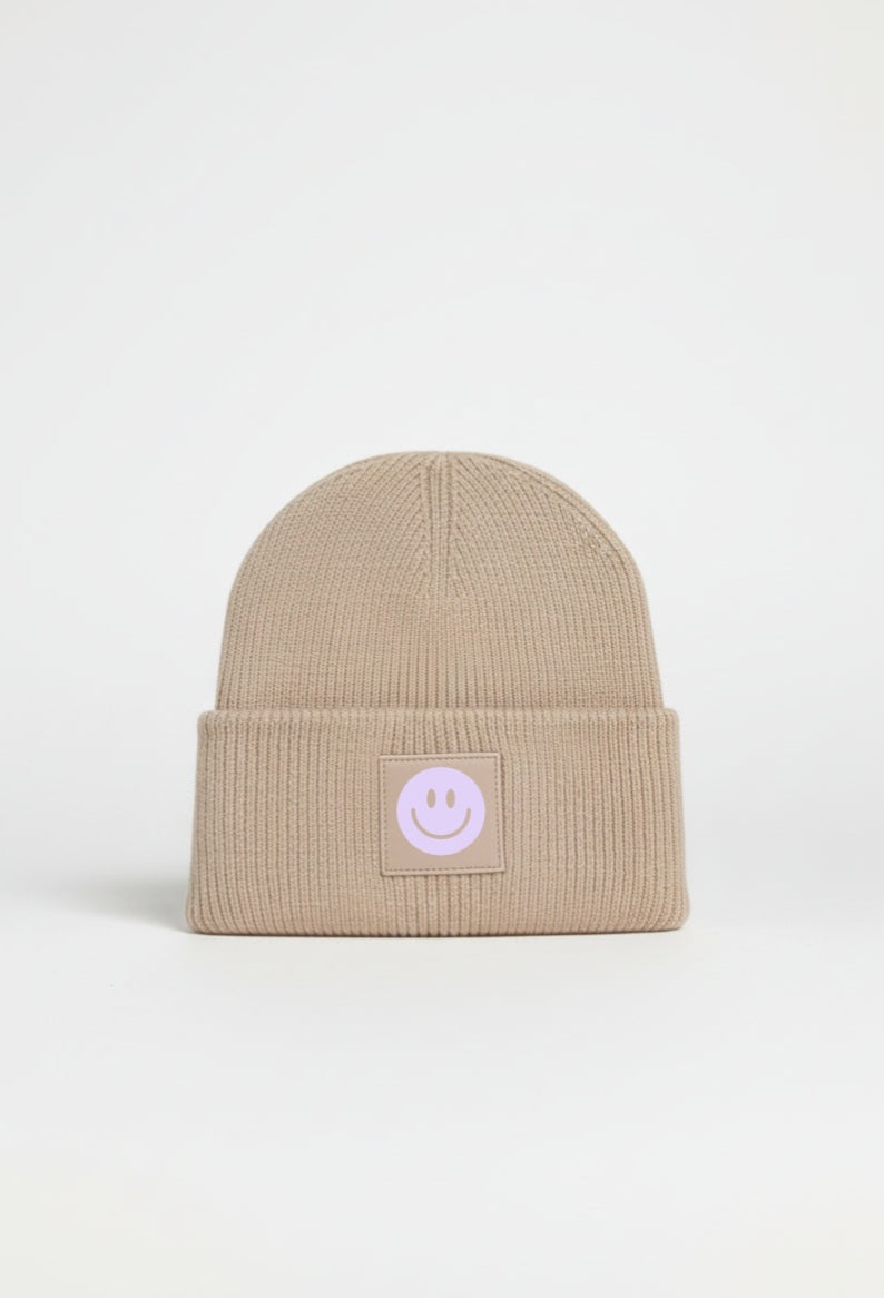 Strickmütze Smiley Mini Me für Erwachsene & Kinder