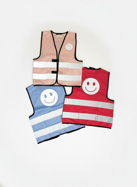 Reflektierende Kinderwarnweste Smiley