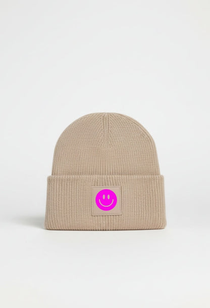 Strickmütze Smiley Mini Me für Erwachsene & Kinder