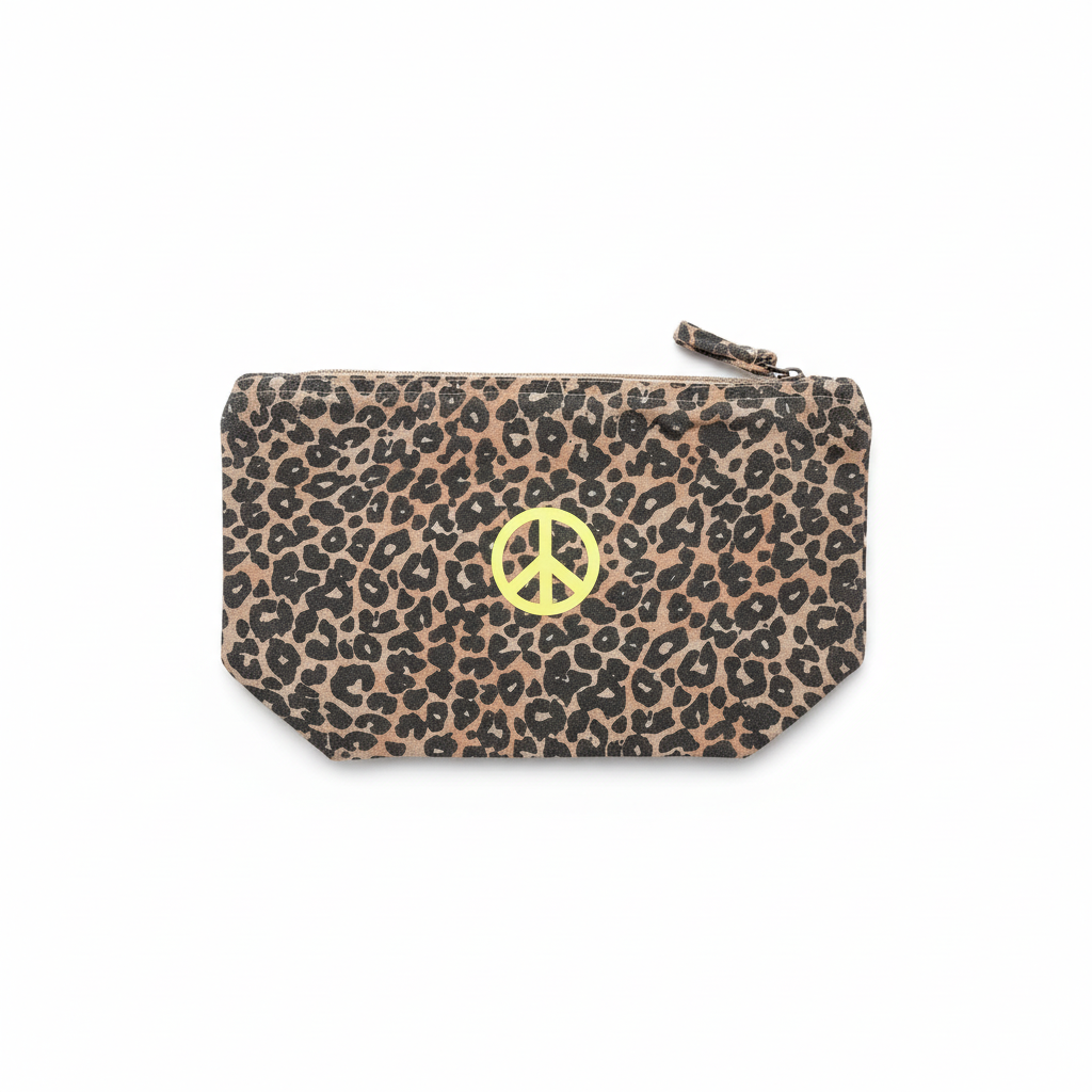 Kosmetiktasche Leo Herz / Peace