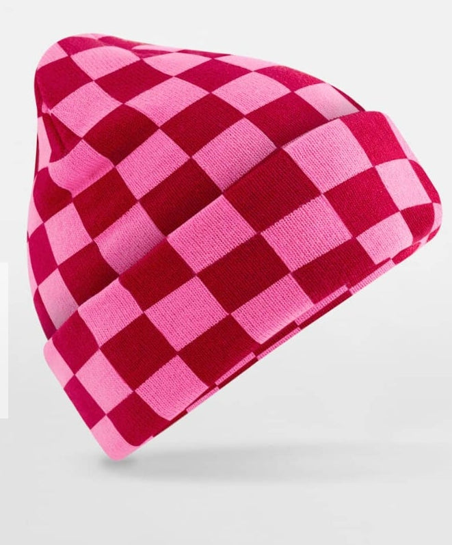 Mütze "Schachbrettmuster"