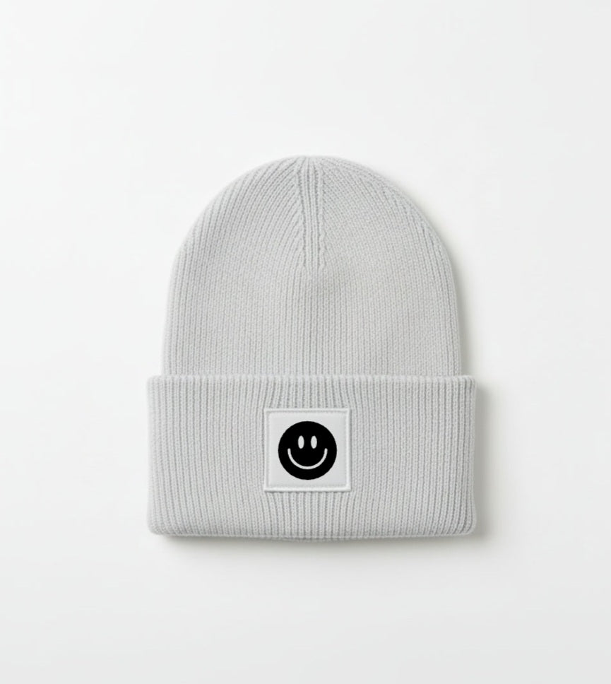 Strickmütze Smiley Mini Me für Erwachsene & Kinder