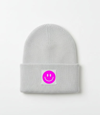 Strickmütze Smiley Mini Me für Erwachsene & Kinder