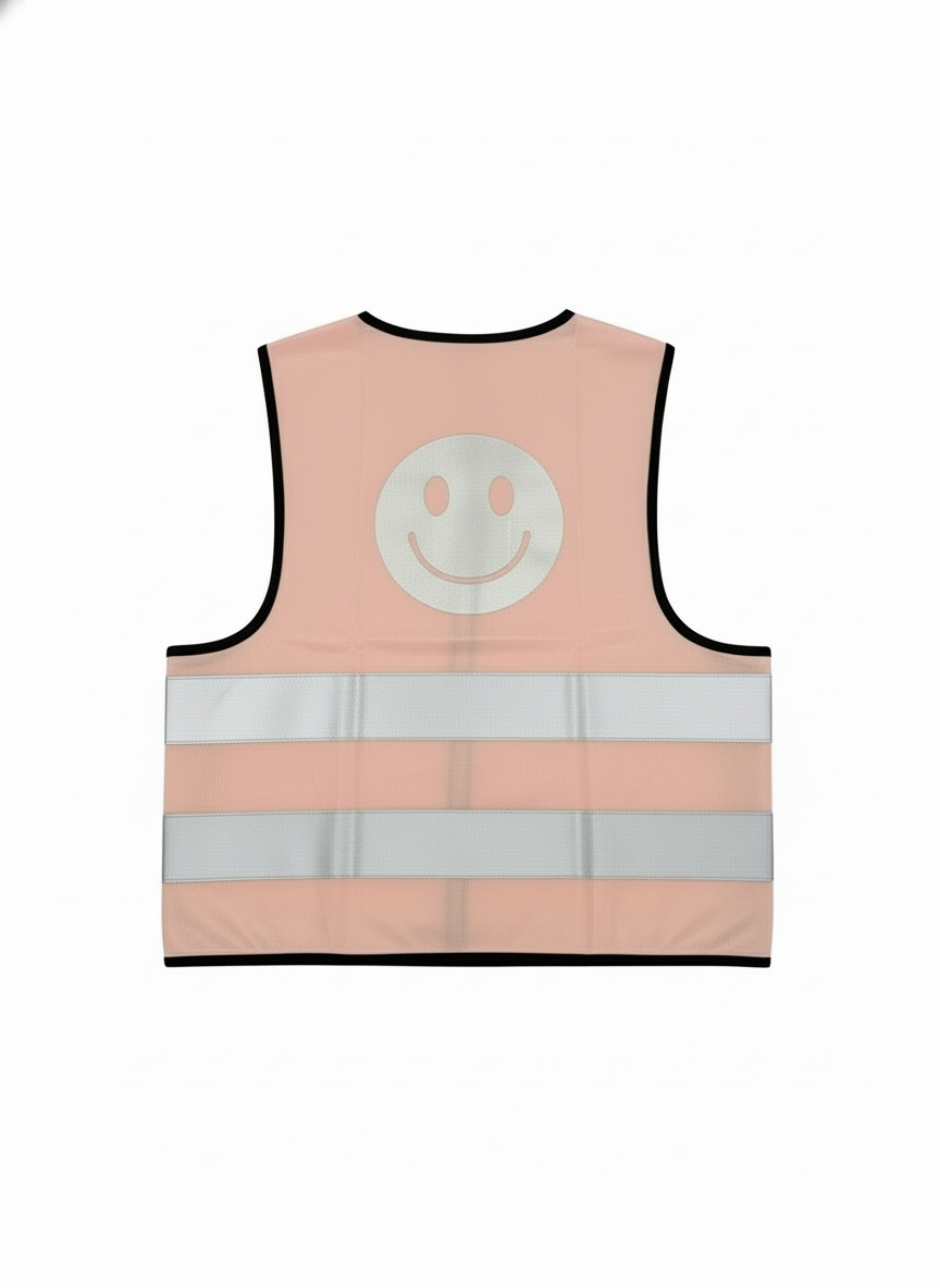 Reflektierende Kinderwarnweste Smiley
