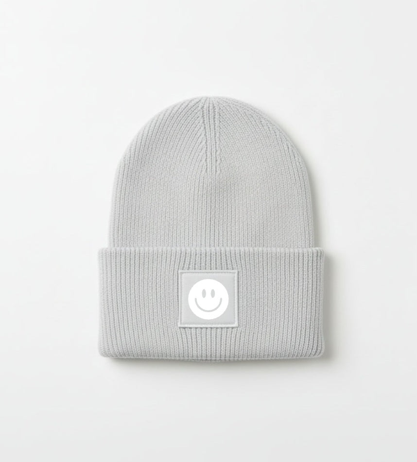 Strickmütze Smiley Mini Me für Erwachsene & Kinder