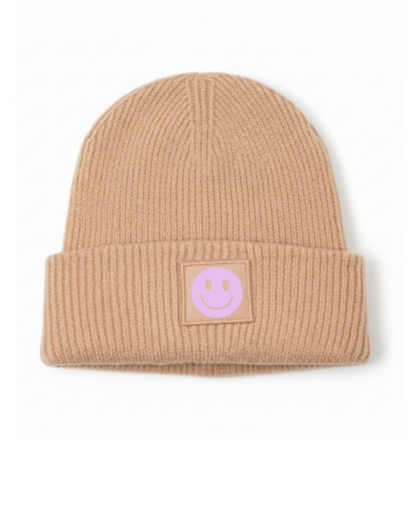Strickmütze Smiley Mini Me für Erwachsene & Kinder