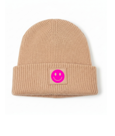 Strickmütze Smiley Mini Me für Erwachsene & Kinder