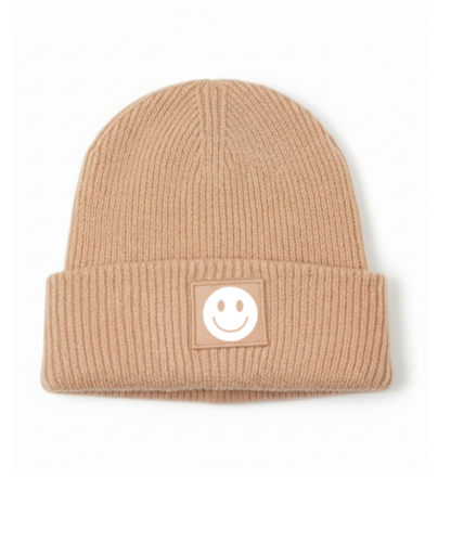 Strickmütze Smiley Mini Me für Erwachsene & Kinder