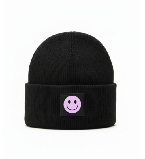 Strickmütze Smiley Mini Me für Erwachsene & Kinder