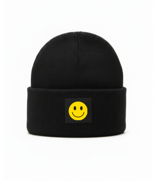 Strickmütze Smiley Mini Me für Erwachsene & Kinder