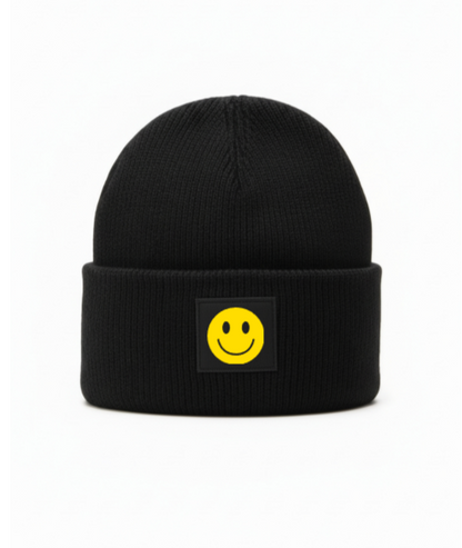 Strickmütze Smiley Mini Me für Erwachsene & Kinder