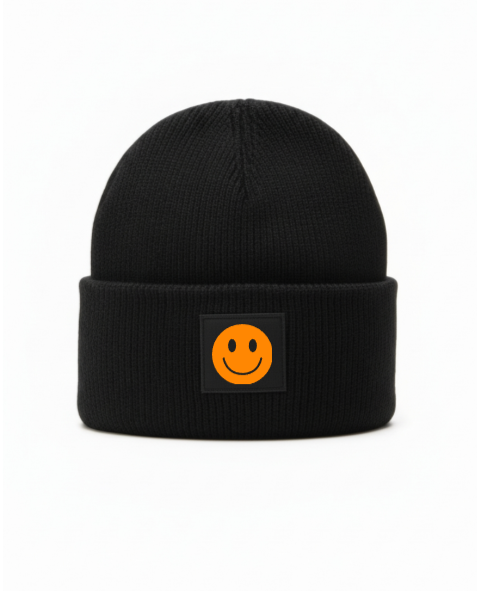 Strickmütze Smiley Mini Me für Erwachsene & Kinder