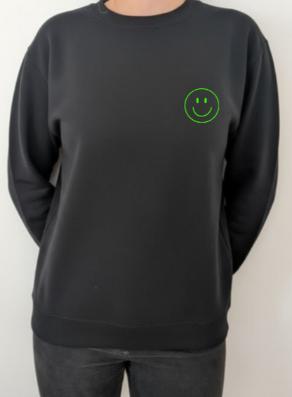 Sweatshirt "Neon Smiley"