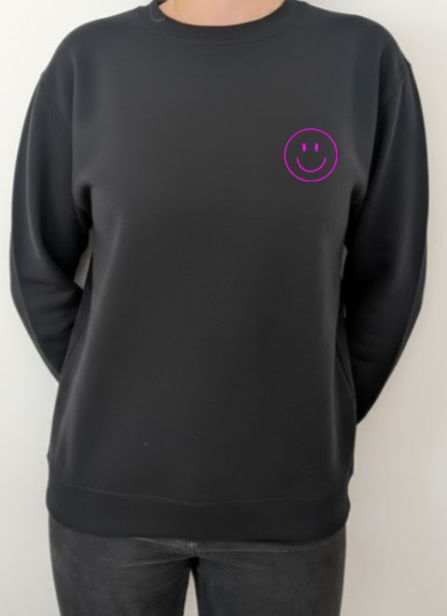 Sweatshirt "Neon Smiley"