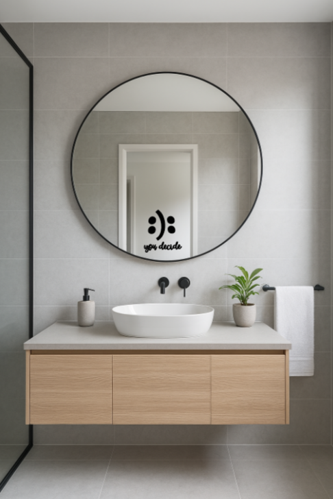 Spiegelkleber "You decide"